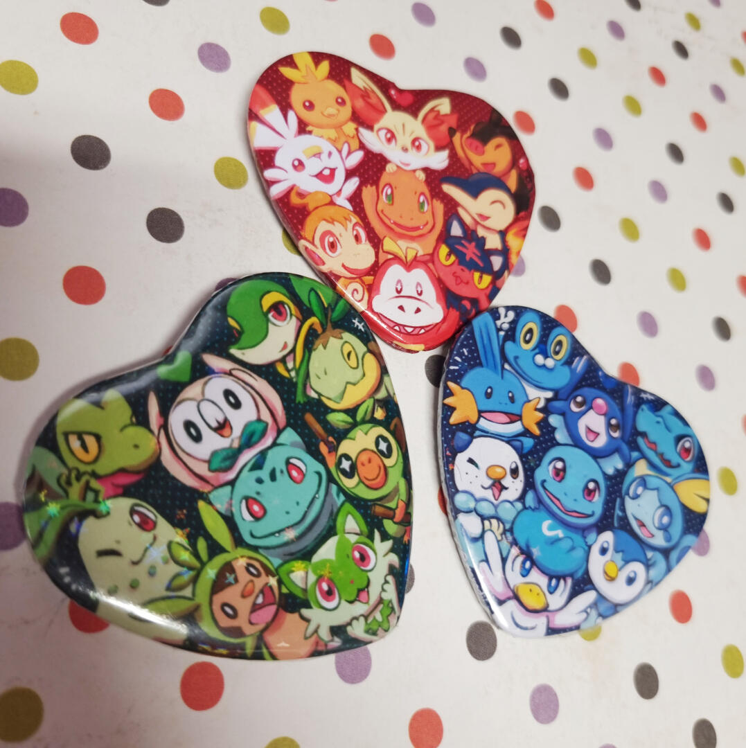 Buttons formato coração!